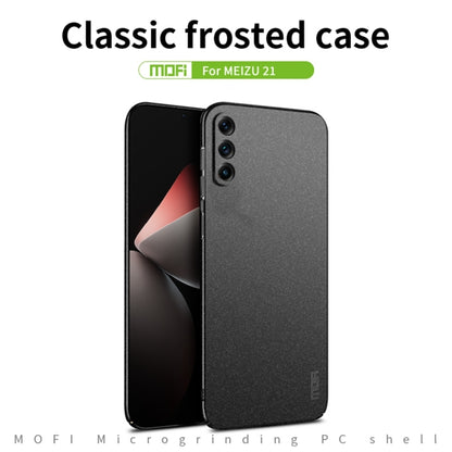 For Meizu 21 MOFI Fandun Series Frosted PC Ultra-thin All-inclusive Phone Case(Red) - Meizu by MOFI | Online Shopping UK | buy2fix