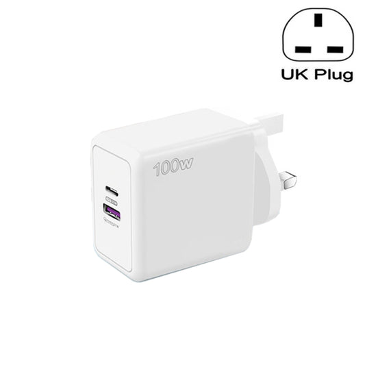 USB 67W / PD 33W Super fast Charging Full Protocol Mobile Phone Charger, UK Plug(White) - USB Charger by buy2fix | Online Shopping UK | buy2fix