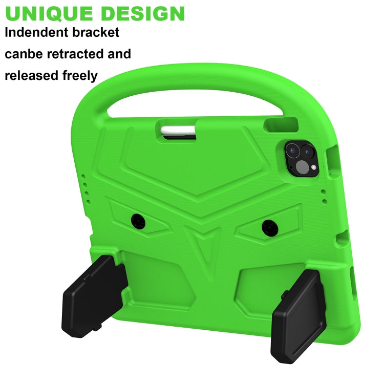 For iPad Pro 11 2024 Sparrow Style Shockproof Kickstand EVA Tablet Case(Green) - iPad Pro 11 2024 Cases by buy2fix | Online Shopping UK | buy2fix