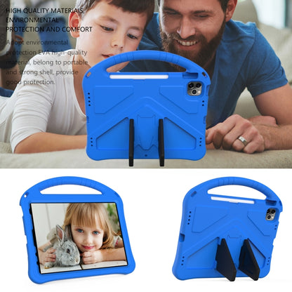 For iPad Pro 11 2024 EVA Shockproof Tablet Case with Holder(Blue) - iPad Pro 11 2024 Cases by buy2fix | Online Shopping UK | buy2fix