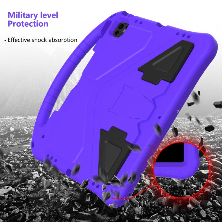 For iPad Air 13 2025 / 2024 EVA Shockproof Tablet Case with Holder(Purple) - iPad Air 13 2025 / 2024 Cases by buy2fix | Online Shopping UK | buy2fix