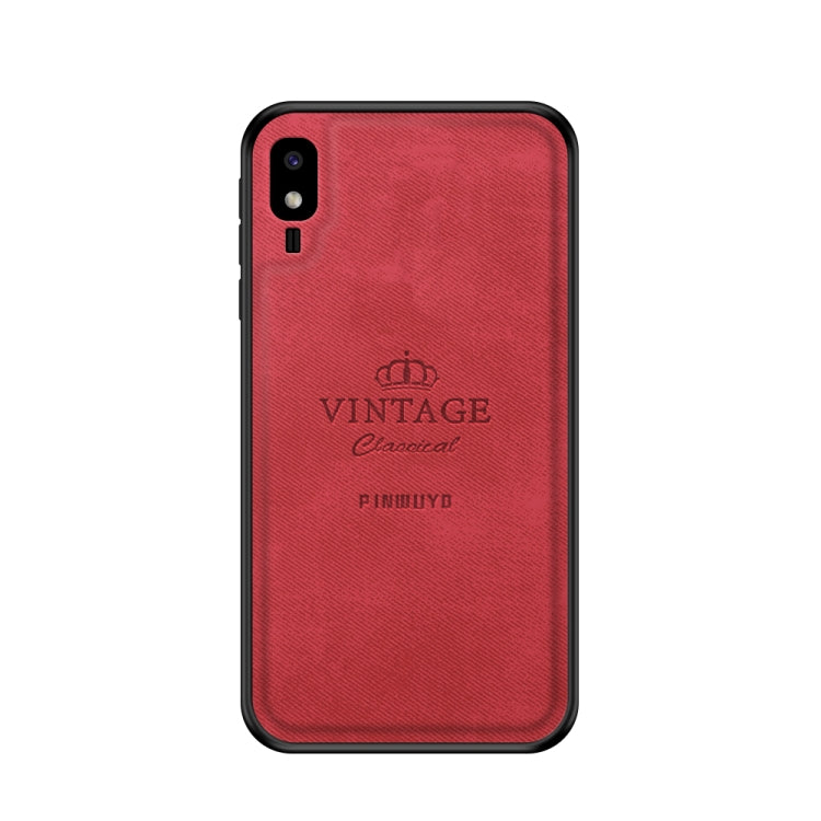 PINWUYO Shockproof Waterproof Full Coverage PC + TPU + Skin Protective Case for Galaxy A2 Core(Red) - Galaxy Phone Cases by PINWUYO | Online Shopping UK | buy2fix