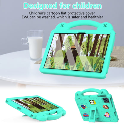 For Blackview Tab 80 10.1 2023 Handle Kickstand Children EVA Shockproof Tablet Case(Mint Green) - Others by buy2fix | Online Shopping UK | buy2fix