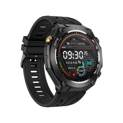 KC82 1.45 inch Color Screen Smart Watch, Support Bluetooth Call / Health Monitoring(Black) - Smart Watches by buy2fix | Online Shopping UK | buy2fix