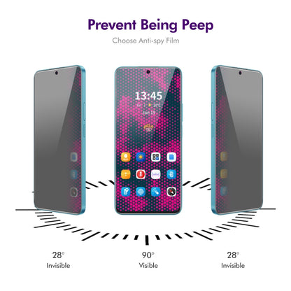 For Motorola Moto G Play 2024 2pcs ENKAY Hat-Prince 28 Degree Anti-peeping Privacy Tempered Glass Film - Motorola Tempered Glass by ENKAY | Online Shopping UK | buy2fix