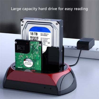 575D USB Hard Disk Holder Laptop Mobile Hard Disk Box 2.5 / 3.5inch SATA IDE HDD Base, Plug:US Plug - HDD Enclosure by buy2fix | Online Shopping UK | buy2fix