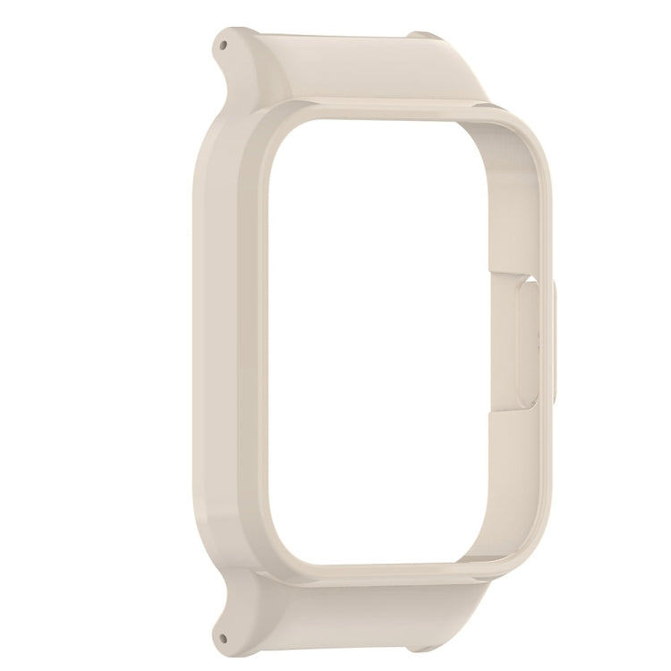 For Redmi Watch 4 Half Pack PC Watch Protective Case(Creamy White) - Watch Cases by buy2fix | Online Shopping UK | buy2fix