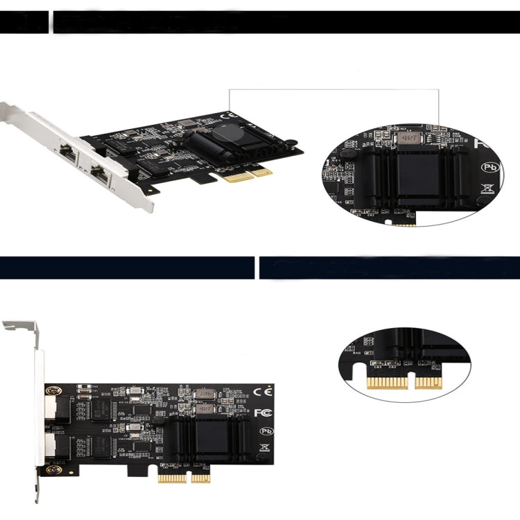 Dual-port 2.5G Gigabit Network Adapter Desktop 8125BG Chip Ethernet Server Network Adapter ESXi Diskless PXE - USB Network Adapter by buy2fix | Online Shopping UK | buy2fix