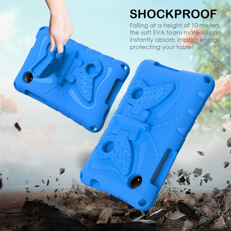 For Xiaomi Redmi Pad SE 8.7 2024 Butterfly Bracket EVA Shockproof Tablet Case(Blue) - More Tablet Cases by buy2fix | Online Shopping UK | buy2fix