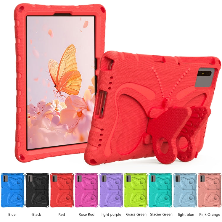 For Huawei MatePad SE 11 2024 Butterfly Bracket EVA Shockproof Tablet Case(Red) - Huawei by buy2fix | Online Shopping UK | buy2fix