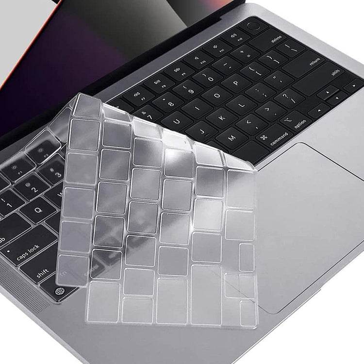 For MacBook Pro 14.2 / 16.2 / Air 13.6 / 15.3 ENKAY EU Version Soft TPU Keyboard Protector Film - Keyboard Protector by ENKAY | Online Shopping UK | buy2fix