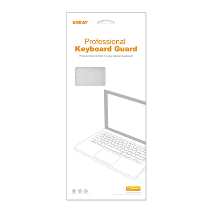 For MacBook Pro 14.2 / 16.2 / Air 13.6 / 15.3 ENKAY EU Version Soft TPU Keyboard Protector Film - Keyboard Protector by ENKAY | Online Shopping UK | buy2fix