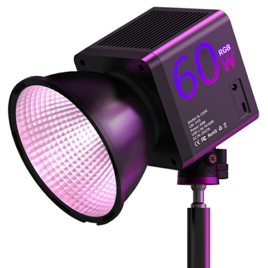 C60R 60W RGB Stage Lamp Professional Video Photography COB Fill Light, Plug:UK Plug - Selfie Light by buy2fix | Online Shopping UK | buy2fix