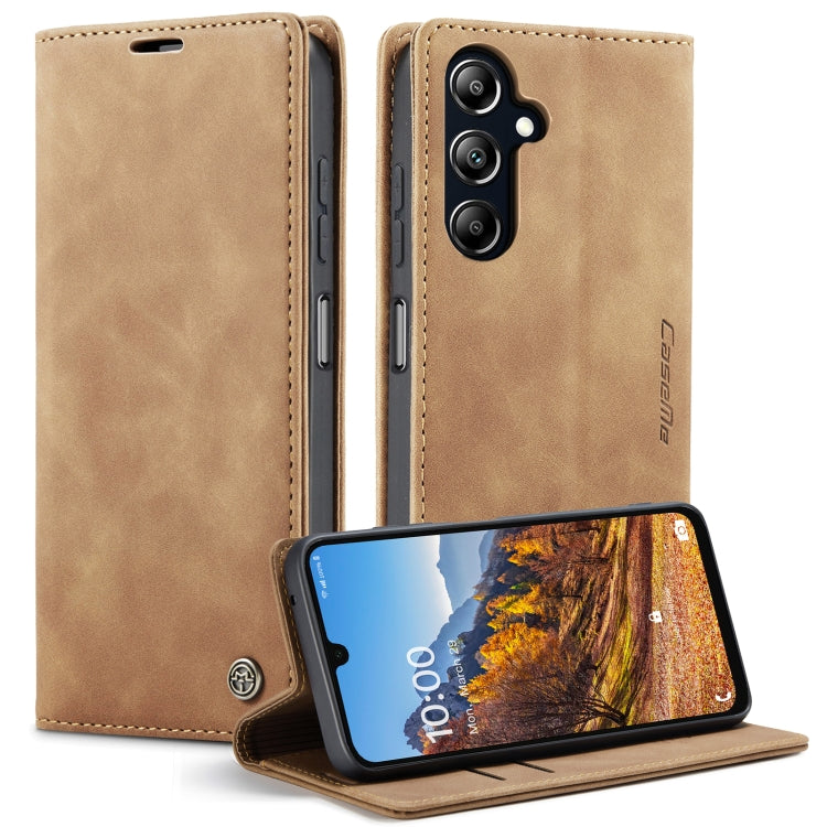 For Samsung Galaxy A16 5G CaseMe 013 Multifunctional Horizontal Flip Leather Phone Case(Brown) - Galaxy Phone Cases by CaseMe | Online Shopping UK | buy2fix