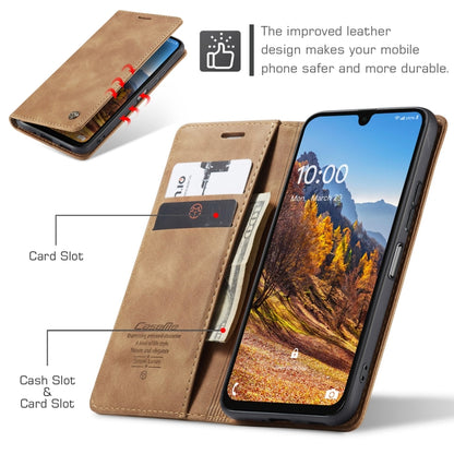 For Samsung Galaxy A16 5G CaseMe 013 Multifunctional Horizontal Flip Leather Phone Case(Brown) - Galaxy Phone Cases by CaseMe | Online Shopping UK | buy2fix