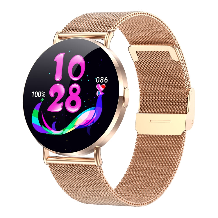 KM88 1.32 inch Color Screen Smart Watch, Support Bluetooth Call / Health Monitoring(Gold) - Smart Watches by buy2fix | Online Shopping UK | buy2fix