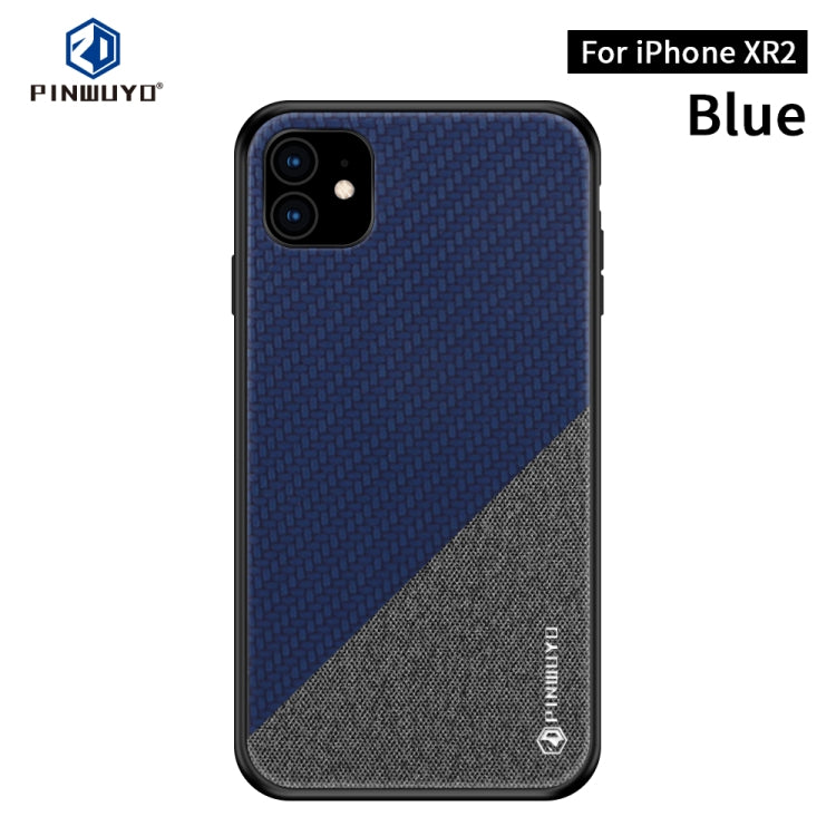 For iPhone 11 PINWUYO Honors Series Shockproof PC + TPU Protective Case (Blue) - iPhone 11 Cases by PINWUYO | Online Shopping UK | buy2fix