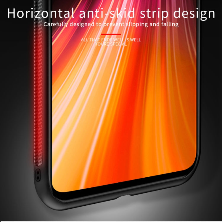 For Xiaomi RedMi Note 8 PINWUYO Rong Series  Shockproof PC + TPU+ Chemical Fiber Cloth Protective Cover(Black) - Xiaomi Cases by buy2fix | Online Shopping UK | buy2fix