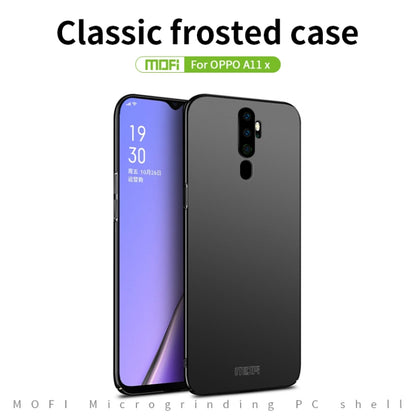 For  OPPO A11x MOFI Frosted PC Ultra-thin Hard Case(Gold) - OPPO Cases by MOFI | Online Shopping UK | buy2fix