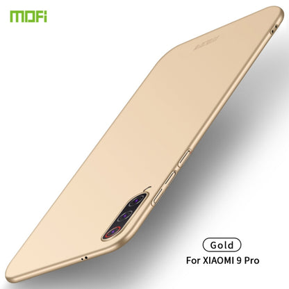 For Xiaomi Mi 9 Pro MOFI Frosted PC Ultra-thin Hard Case(Gold) - Xiaomi Cases by MOFI | Online Shopping UK | buy2fix