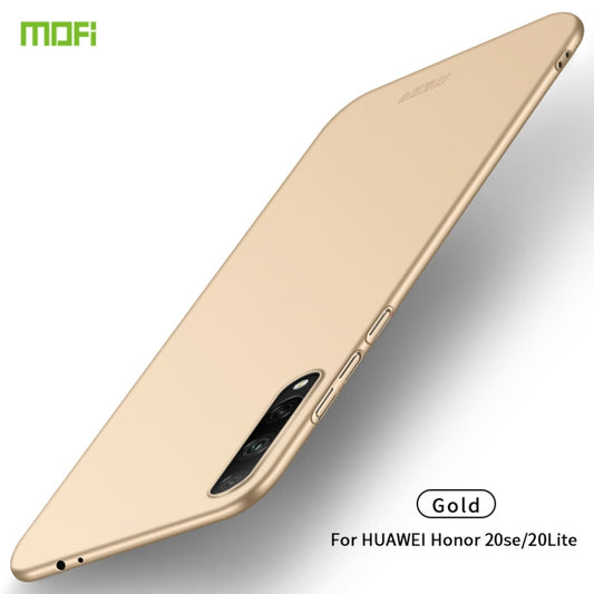 For Huawei Honor 20 Lite MOFI Frosted PC Ultra-thin Hard Case(Gold) - Honor Cases by MOFI | Online Shopping UK | buy2fix