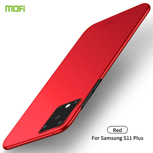 For Galaxy S20 Ultra MOFI Frosted PC Ultra-thin Hard Case(Red) - Galaxy Phone Cases by MOFI | Online Shopping UK | buy2fix