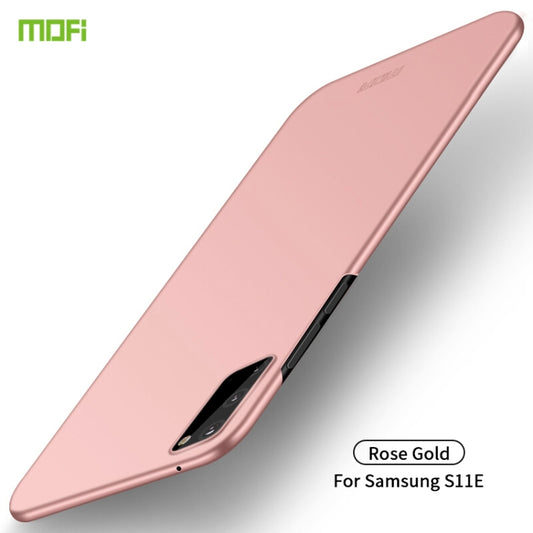 For Galaxy S20 MOFI Frosted PC Ultra-thin Hard Case(Rose gold) - Galaxy Phone Cases by MOFI | Online Shopping UK | buy2fix