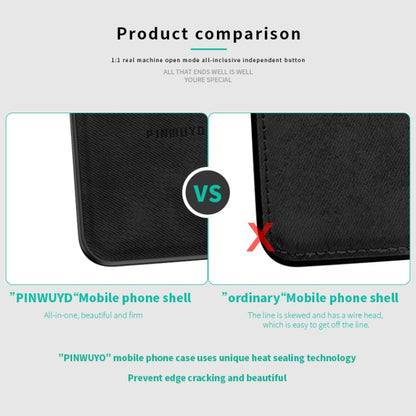 For Huawei Nova 6 PINWUYO Zun Series PC + TPU + Skin Waterproof And Anti-fall All-inclusive Protective Shell(Black) - Huawei Cases by PINWUYO | Online Shopping UK | buy2fix