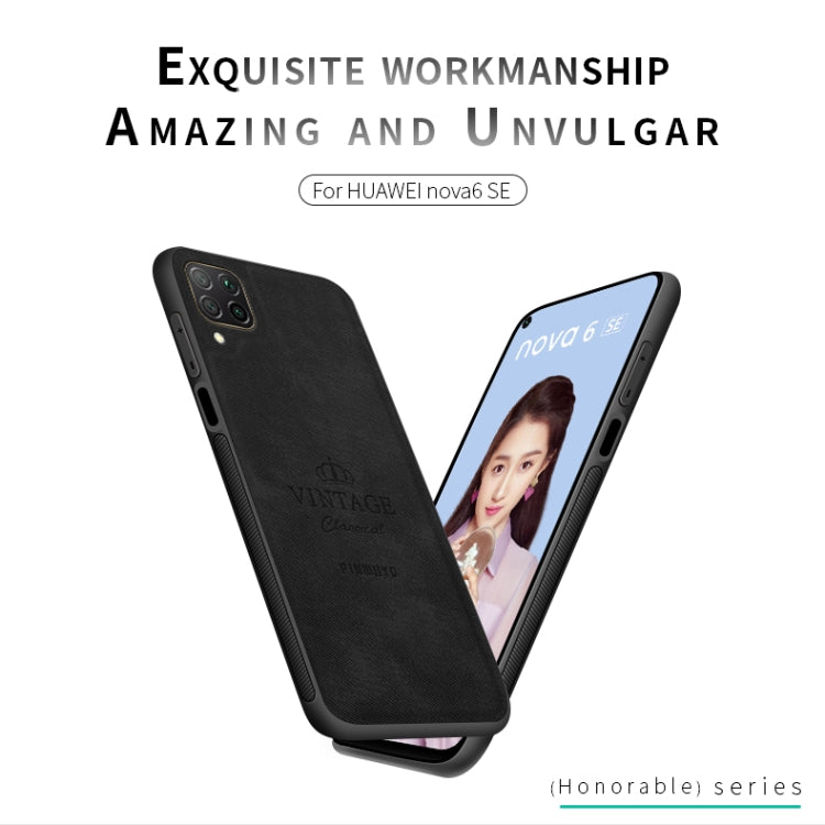 For Huawei Nova 6 SE PINWUYO Zun Series PC + TPU + Skin Waterproof And Anti-fall All-inclusive Protective Shell(Grey) - Huawei Cases by PINWUYO | Online Shopping UK | buy2fix