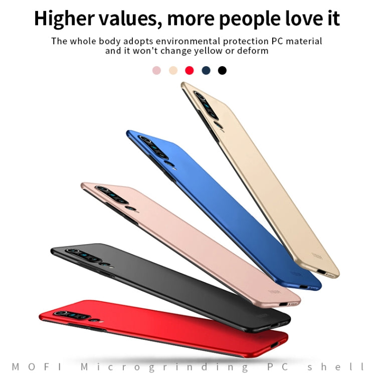 For Xiaomi Mi 10 MOFI Frosted PC Ultra-thin Hard Case(Red) - Xiaomi Cases by MOFI | Online Shopping UK | buy2fix