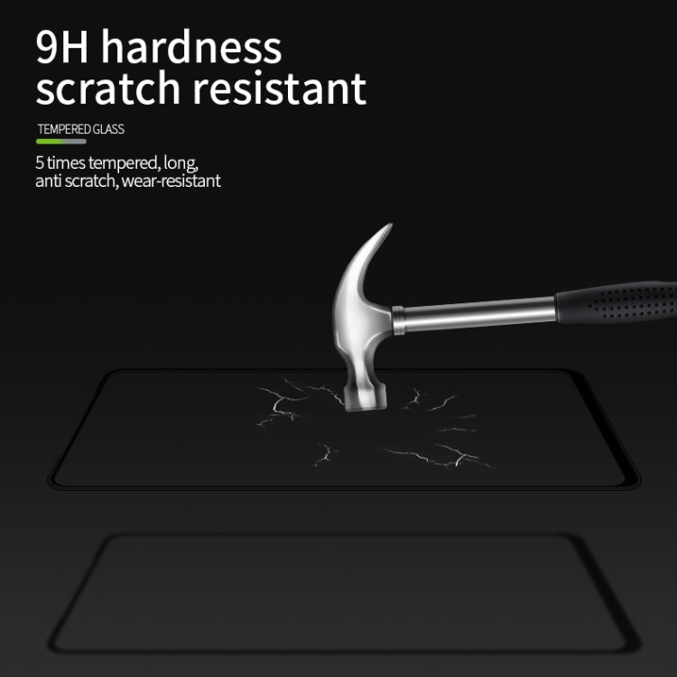 For Vivo Z5x PINWUYO 9H 3D Curved Full Screen Explosion-proof Tempered Glass Film(Black) - vivo Tempered Glass by PINWUYO | Online Shopping UK | buy2fix