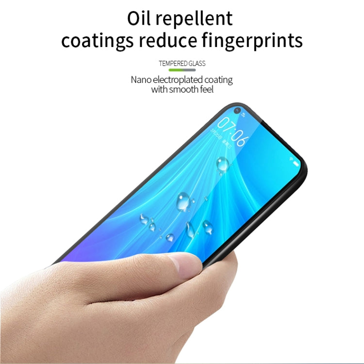 For Vivo Z5x PINWUYO 9H 3D Curved Full Screen Explosion-proof Tempered Glass Film(Black) - vivo Tempered Glass by PINWUYO | Online Shopping UK | buy2fix