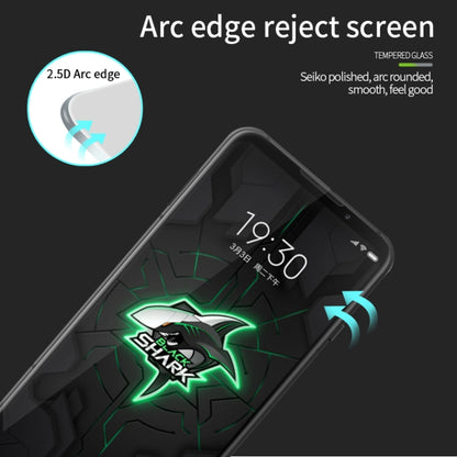 For Xiaomi Black shark3 pro PINWUYO 9H 2.5D Full Screen Tempered Glass Film(Black) -  by PINWUYO | Online Shopping UK | buy2fix