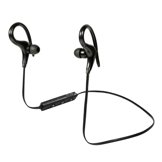 AiWei BT-01 Wireless Bluetooth Earphone with Microphone Hook Sports Earphone(Black) - Neck-mounted Earphone by AiWei | Online Shopping UK | buy2fix