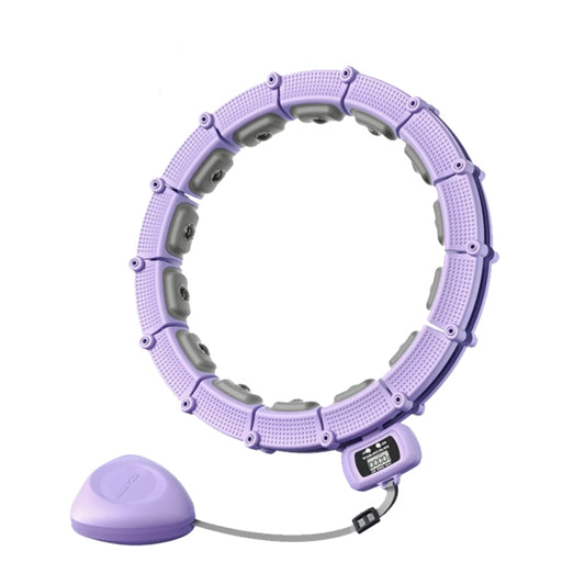Smart Abdominal Ring Waist Trainer Magnet Massage Loss Weight Exercise Equipment Purple(18 Knots) - Fitness Circles by buy2fix | Online Shopping UK | buy2fix