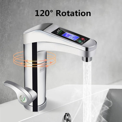 Intelligent Instant Digital Hot Water Faucet Hot and Cold Water Heater, EU Plug(White) - Faucets & Accessories by buy2fix | Online Shopping UK | buy2fix