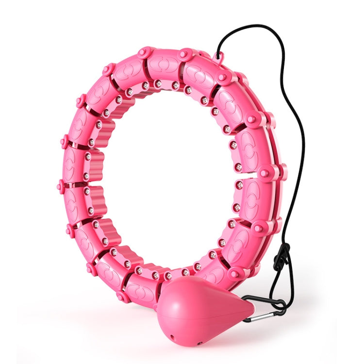Smart Thin Waist Ring Women Will Not Fall Off Detachable Abdominal Ring Fitness Equipment, Size: 27 Knots(Pink) - Fitness Circles by buy2fix | Online Shopping UK | buy2fix