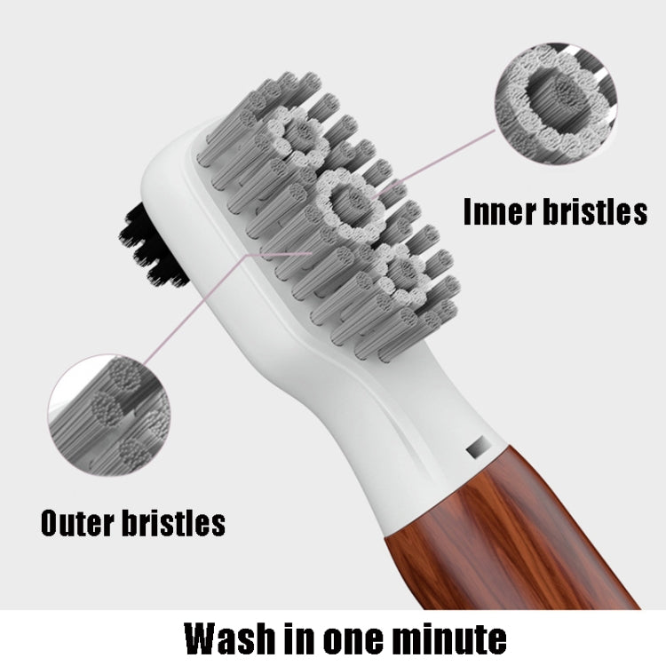 Sonic Vibration Shoe Brush Electric Shoe Washing Double Bristles to Clean Lazy Wash Protector, Colour: Sonic Electric Shoe Brush - Sponges, Cloths & Brushes by buy2fix | Online Shopping UK | buy2fix