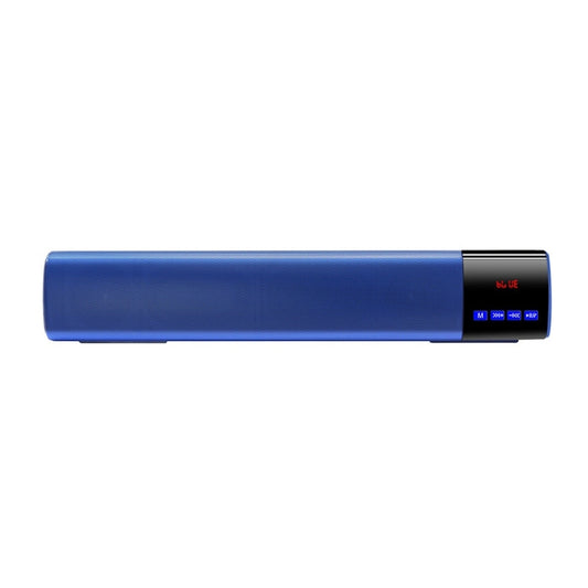 TOPROAD High Power 10W HIFI Portable Wireless Bluetooth Speaker Stereo Soundbar TF FM USB Subwoofer Column for Computer TV Phone(Blue) - Desktop Speaker by TOPROAD | Online Shopping UK | buy2fix