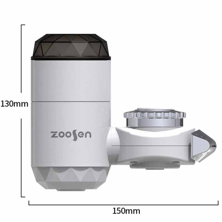 Zoosen Electric Hot Water Faucet Connection Type Instant Hot Water Faucet CN Plug, Style:White + Leak Protection - Faucets & Accessories by zoosen | Online Shopping UK | buy2fix