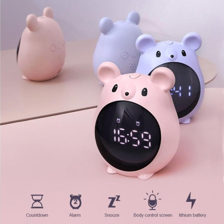 Elf Mouse Alarm Clock Countdown Learning Time Management Student And Child Cartoon Clock(Blue) - Alarm Clocks by buy2fix | Online Shopping UK | buy2fix