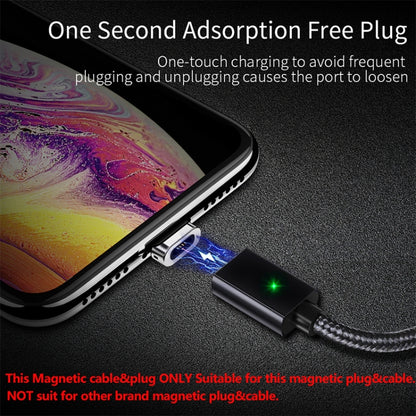 2 PCS ESSAGER Smartphone Fast Charging and Data Transmission Magnetic Cable with 8 Pin Magnetic Head, Cable Length: 2m(Red) - Charging Cable & Head by buy2fix | Online Shopping UK | buy2fix