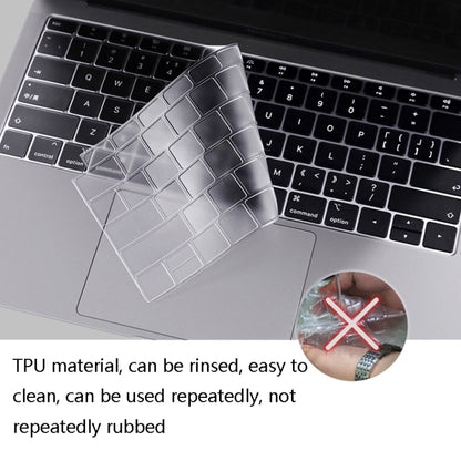 JRC 0.13mm Transparent TPU Laptop Keyboard Protective Film For MacBook Air 13.3 inch A1369 & A1466 - Keyboard Protector by JRC | Online Shopping UK | buy2fix