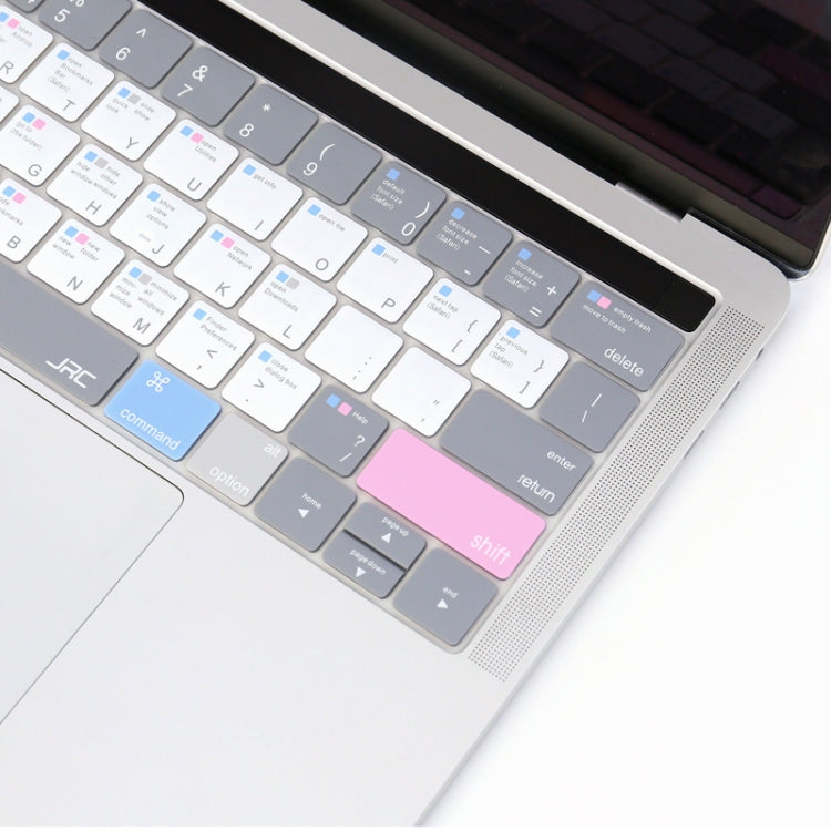 JRC English Version Colored Silicone Laptop Keyboard Protective Film For MacBook Air 13.3 inch A1369 & A1466(Soothing Color) - Keyboard Protector by JRC | Online Shopping UK | buy2fix