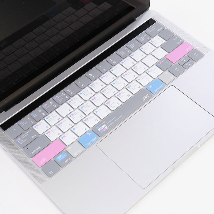 JRC English Version Colored Silicone Laptop Keyboard Protective Film For MacBook Pro 13.3 inch A1706 & A1989 & A2159 (with Touch Bar)(Soothing Color) - Keyboard Protector by JRC | Online Shopping UK | buy2fix