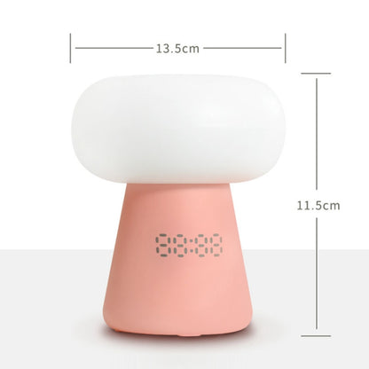 XYD-055 Cloud Mushroom USB Clock Night Light Sleep Timer Remote Control Bedside Lamp, Light color: Remote Control Type Blue - Night Lights by buy2fix | Online Shopping UK | buy2fix