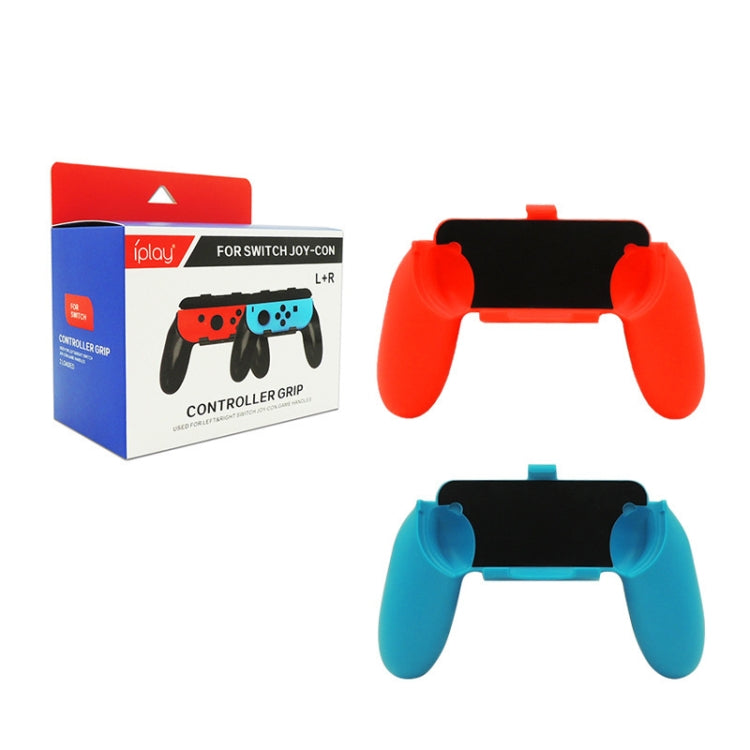 IPLAY Game Console Left & Right Handles For Nintendo Switch(Red Blue) - Gamepads by IPLAY | Online Shopping UK | buy2fix