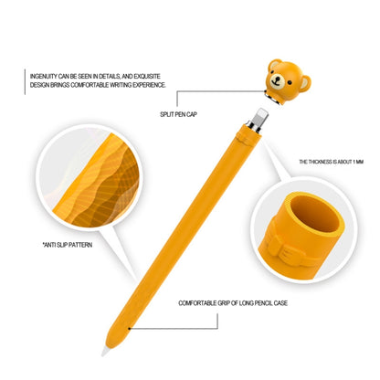 Cartoon Silicone Capacitive Pen Non-Slip And Anti-Drop Protective Cover For Apple Pencil 1( Frog) - Pencil Accessories by buy2fix | Online Shopping UK | buy2fix