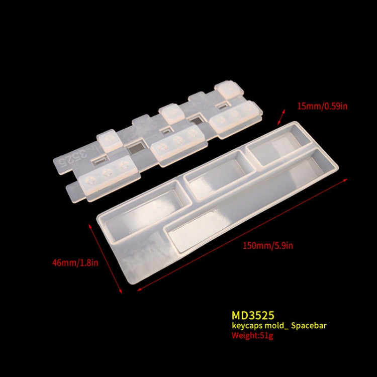 2 PCS DIY Keycap Silicone Mold OEM Mechanical Keyboard Silicone Mold, Style: MD3525 - Arts & Crafts by buy2fix | Online Shopping UK | buy2fix