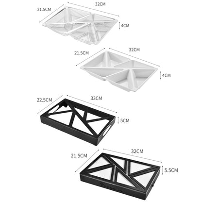 6 In 1 Multifunctional Compartmental Fruit Tray, Style: Base - Cutlery Sets by buy2fix | Online Shopping UK | buy2fix